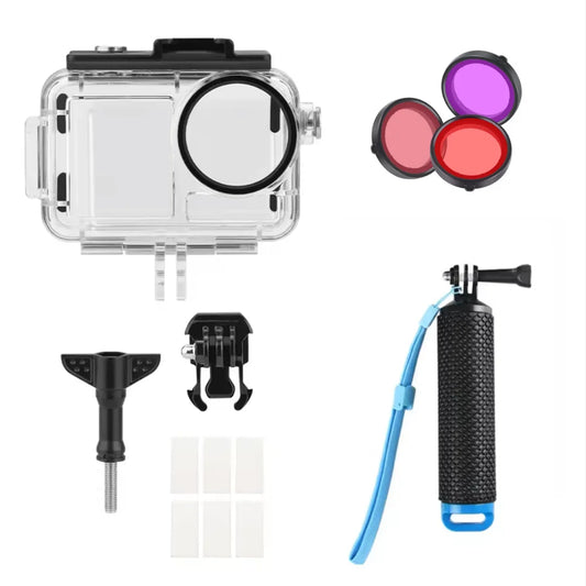 60M Waterproof Case for DJI OSMO Action 5 Pro/4/3 + Dive Filters Camera Waterproof Housing Oasis Select type 3
