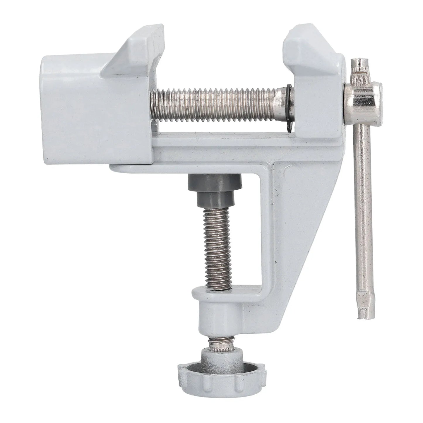Table Vise Professional Mini Vise Multifunctional Aluminum Alloy for Garden for Woodworking for Courtyard Peaceful Pleasures Health and Wellness Default Title