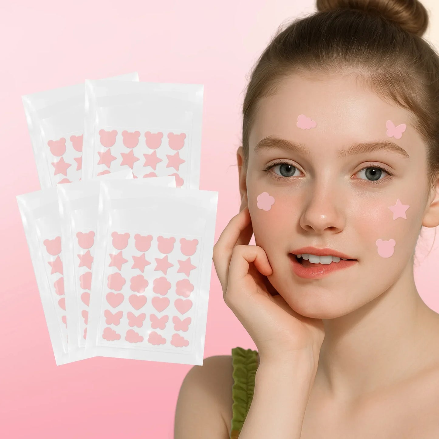Laikou Sakura Acne Patches – Pimple Concealer Dots 24pc
