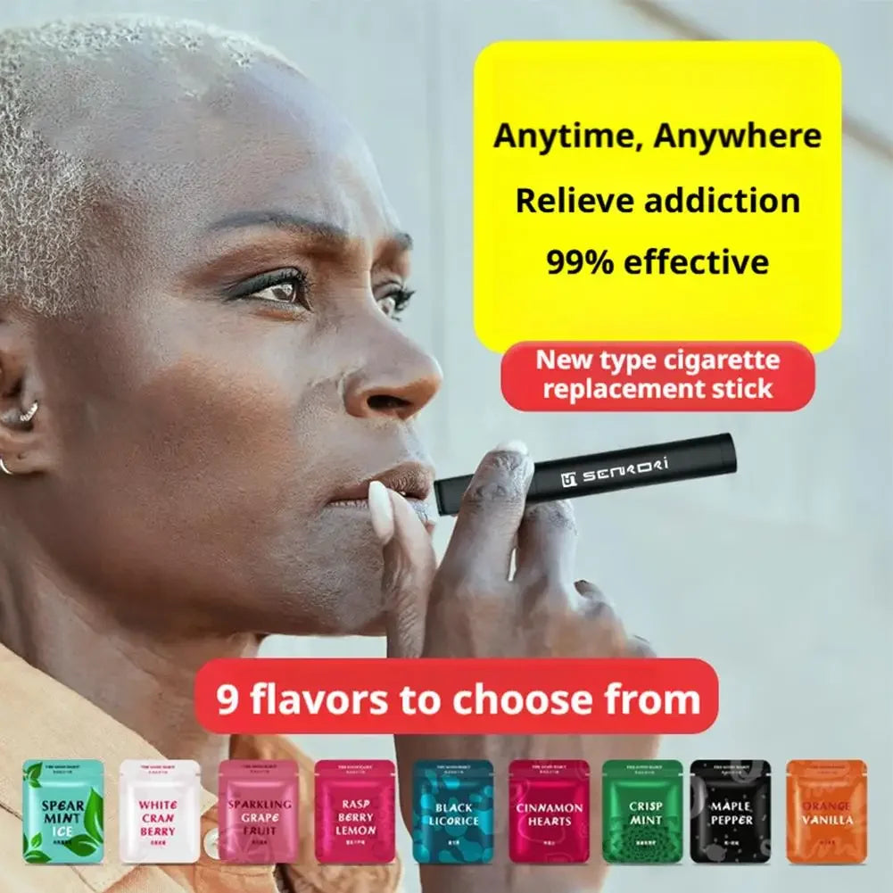 Smoking Cessation Rod Nicotine Free Healthy Fruit Flavor Cotton Core Assisted Quit Smoking Stick Replacing Cigarette Men Gift Peaceful Pleasures Health and Wellness
