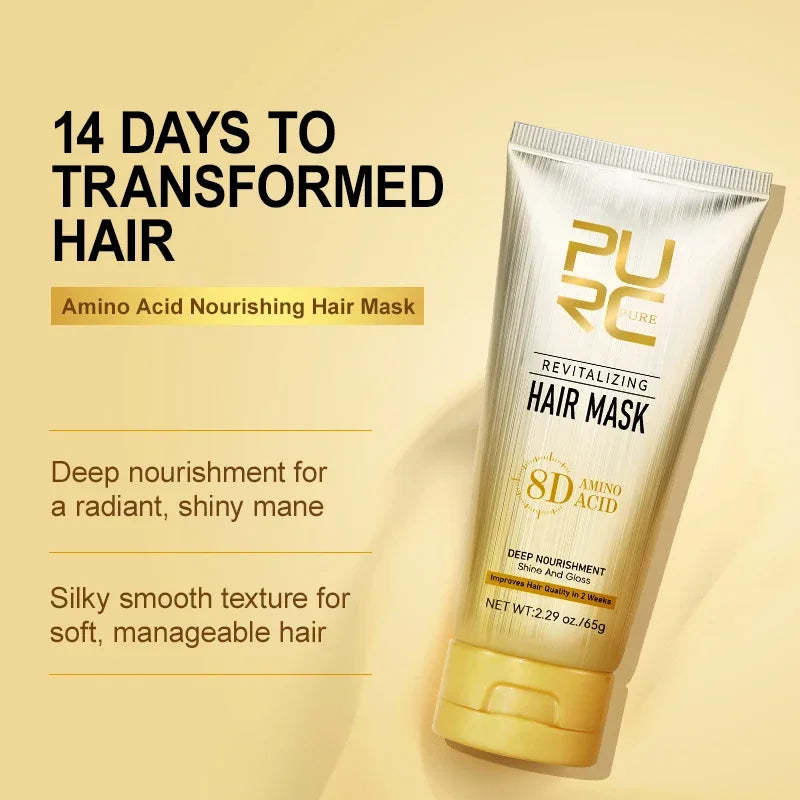 PURC Amino Acids Hair Mask & Serum Set – Smooth & Nourish