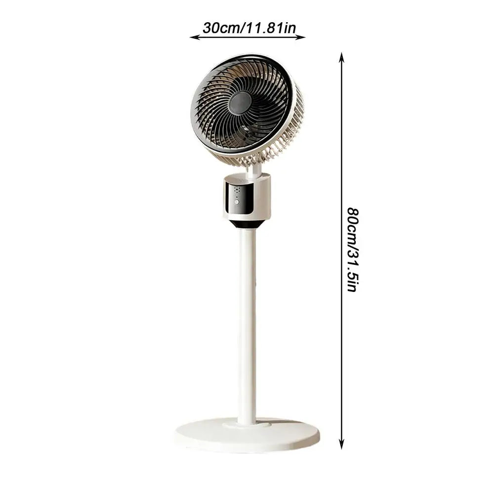 3-Speed USB Floor Fan – Quiet Standing Fan for Home & Dorm