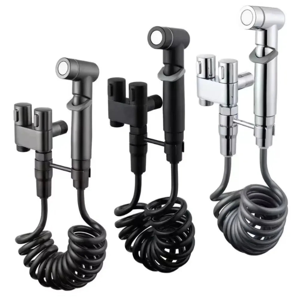 Handheld Bidet Sprayer – Hot & Cold Water Toilet Cleaner Set
