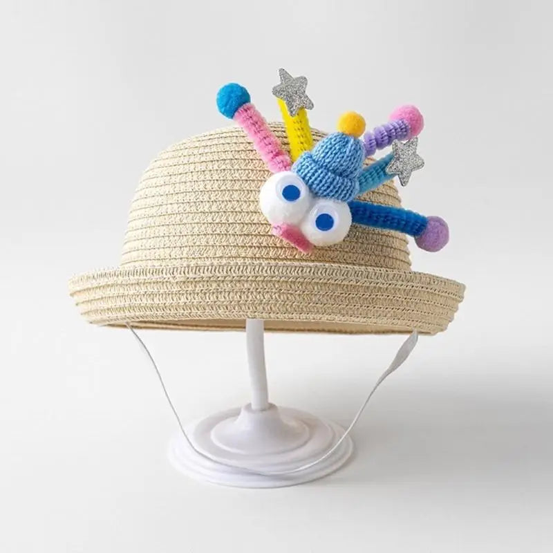 Baby Straw Sun Hat with Chin Strap | Ages 1–5 | Lightweight