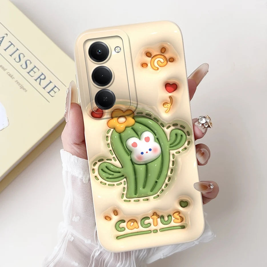 Xiaomi Redmi 15 4G/5G Cute Cartoon Shockproof Silicone Case