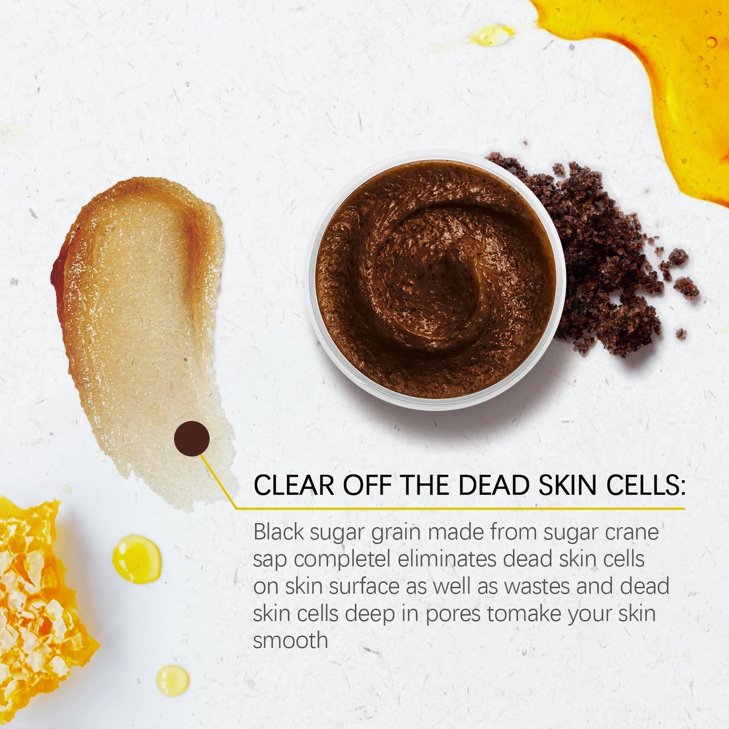 Honey Brown Sugar Face Scrub – Exfoliate & Brighten Skin