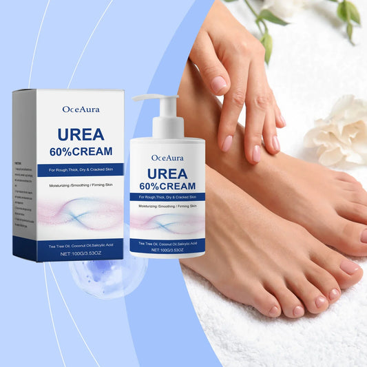 OceAura 60% Urea Foot Cream – Heel Repair & Moisturizer Foot Moisturizing Cream Oasis Select