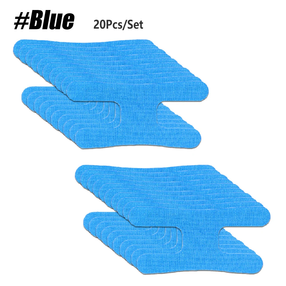 Thumb & Finger Kinesiology Tape | Self-Adhesive Joint Support Kinesiology Finger Tape Peaceful Pleasures Health and Wellness Blue-20PCS