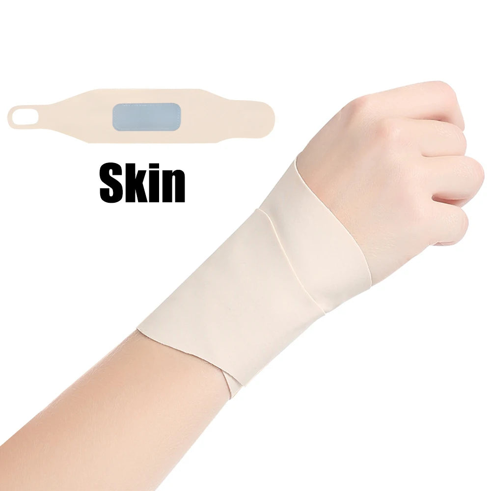 1Pc Elastic Wristband Anti-Sprain Wrist Brace Compression Tendon Sheath Wrist Joint Fixation Brace Support Gloves Palm Protector Peaceful Pleasures Health and Wellness Skin