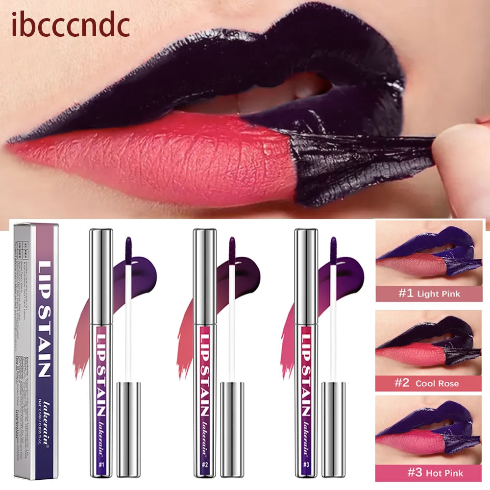 Long Lasting Lip Inks Korean Matte Lip Tint Peel Off Matte Tick for Lips Stick Free Shipping Liquid Lipstick Waterproof Makeup Peaceful Pleasures Health and Wellness