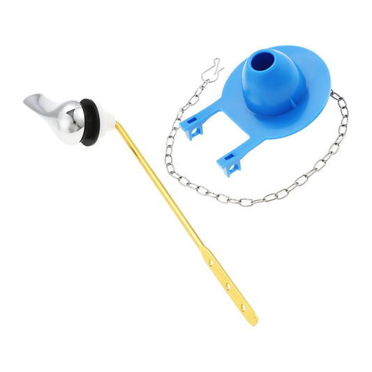 Toilet Tank Handle & Flapper Kit – 2" Flush Valve, Tool-Free Toilet Repair Kit Oasis Select