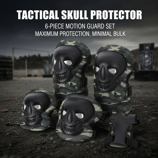 6Pcs/Set Skateboard Elbow & Knee Pads with Wrist Guards,Skate Pads for Youth Adult 6 in 1 Protective Gear Set for Skating Sports Peaceful Pleasures Health and Wellness