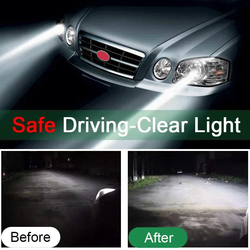 Car Headlight Restoration Polishing Kits Headlamp Scratch Remover Repair Cleaning Oxidation Headlight Crystal Coating Liquid Peaceful Pleasures Health and Wellness