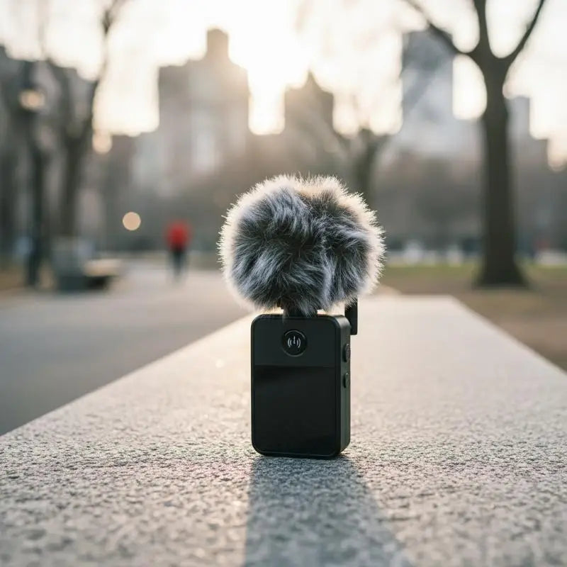 2/4PCS 4cm Universal Lavalier Microphone Furry Windscreen Fur Windshield Wind Muff Soft Microphone Accessories Peaceful Pleasures Health and Wellness