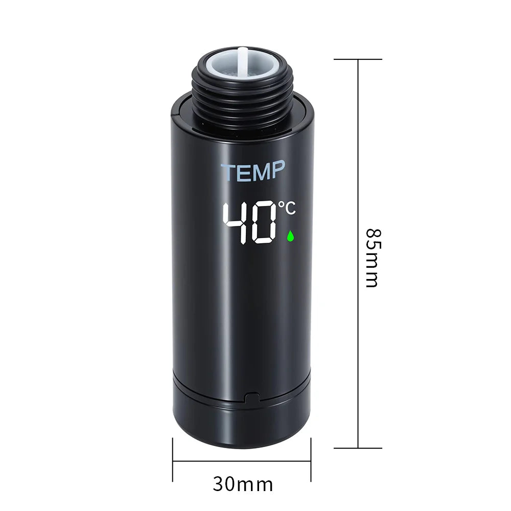 Temperature Display Pull-Out Kitchen Faucet Sprayer Head
