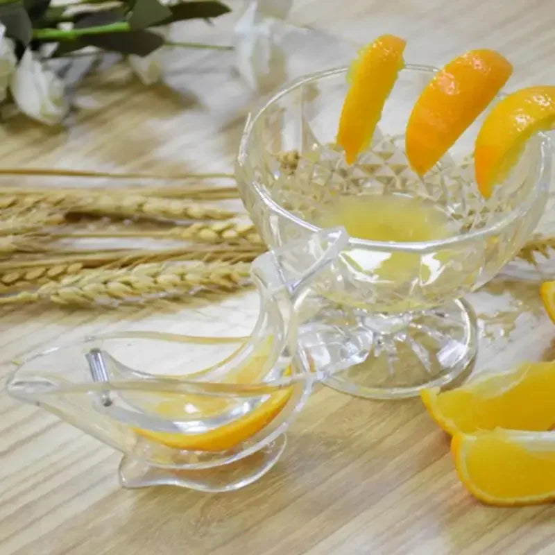 Lemon Squeezer Bird Plastic Orange Slices Press Juicer Clip Manual