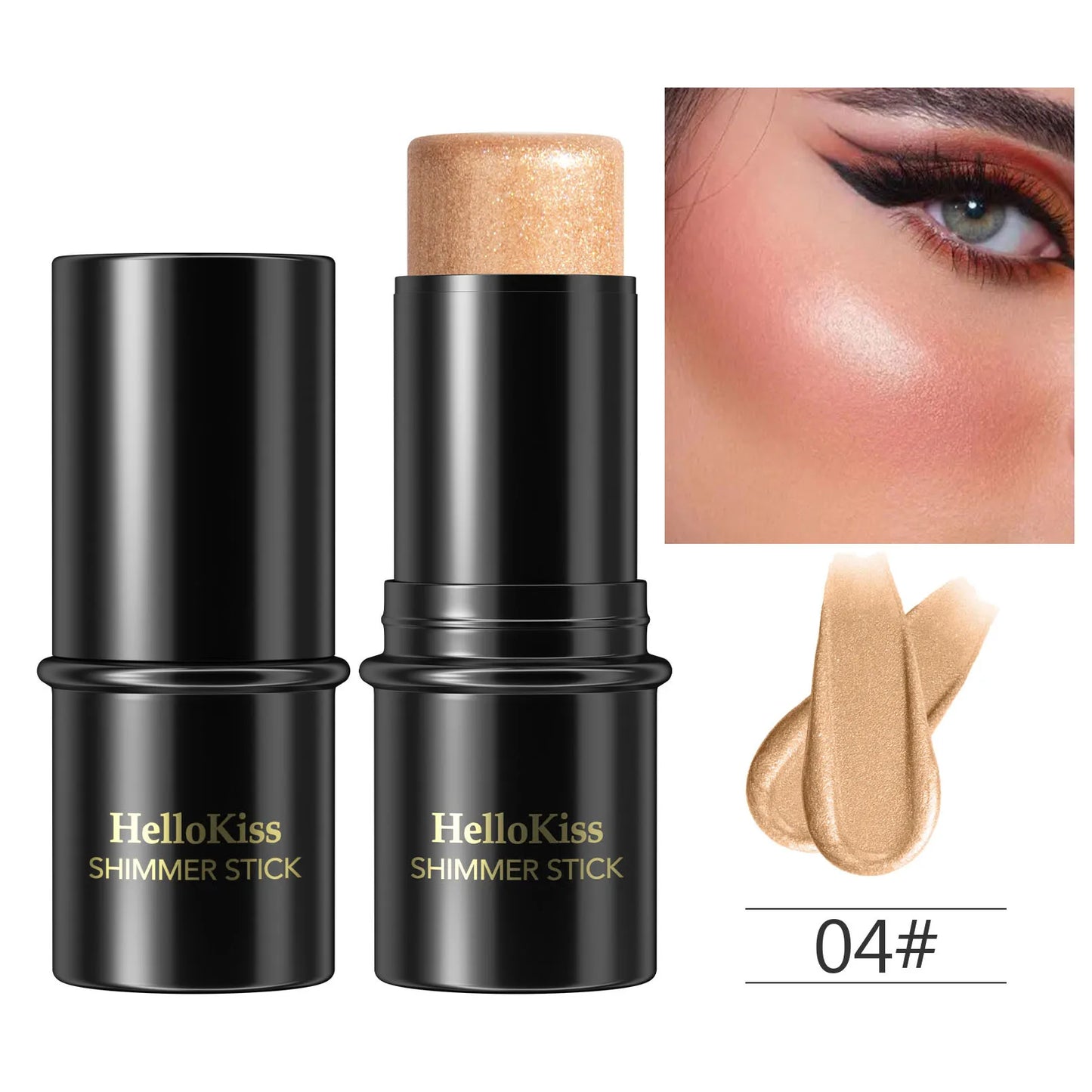 4-in-1 Highlight & Contour Stick | Bronzer Blush Concealer