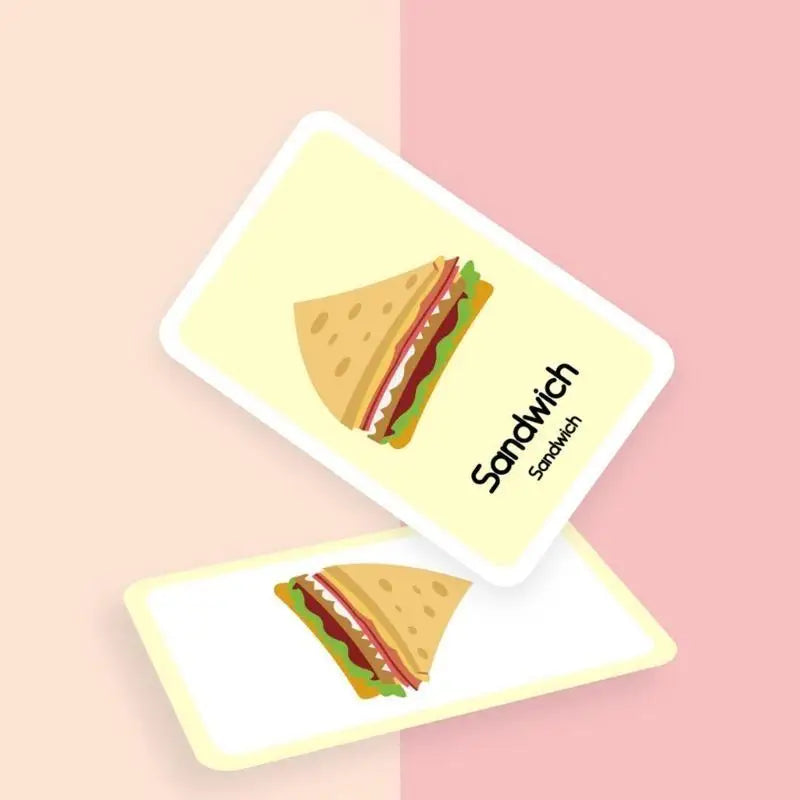 33-Piece Indonesian & English Bilingual Flashcards for Kids