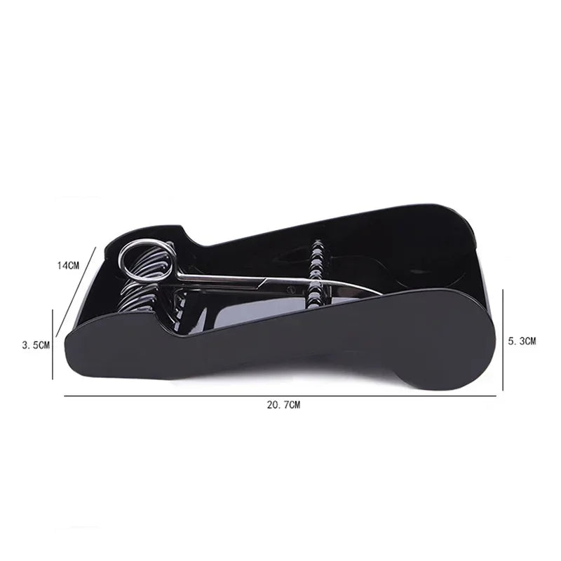 Hair Scissor Holder Organizer Placement Storage Tray for Hairdresser with Sucker, Convenient Salon Shears Stand Rack Case Peaceful Pleasures Health and Wellness