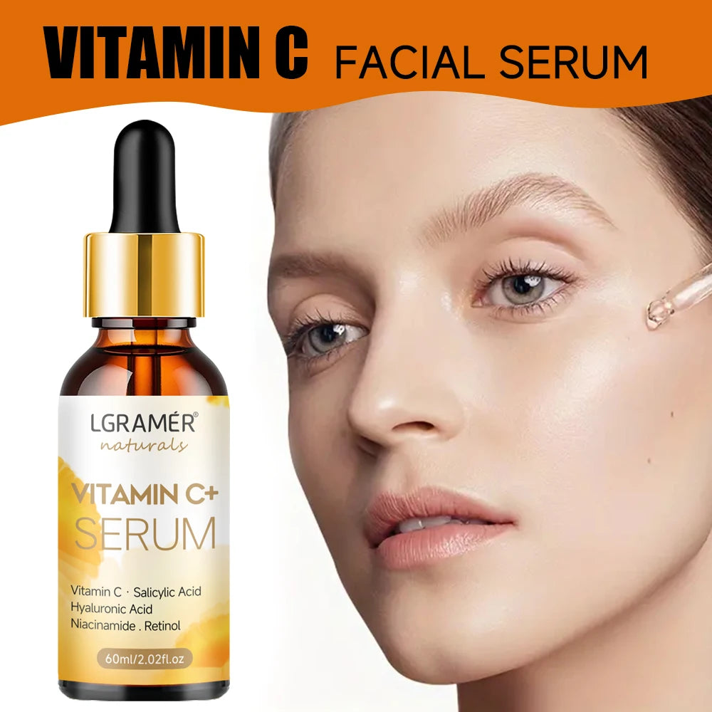 Vitamin C, Hyaluronic Acid & Retinol Facial Serum – All Skin Types Peaceful Pleasures Health and Wellness