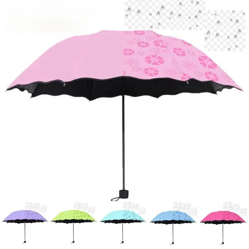 UV Protection Folding Parasol – Sun & Rain Dual-Use Umbrella
