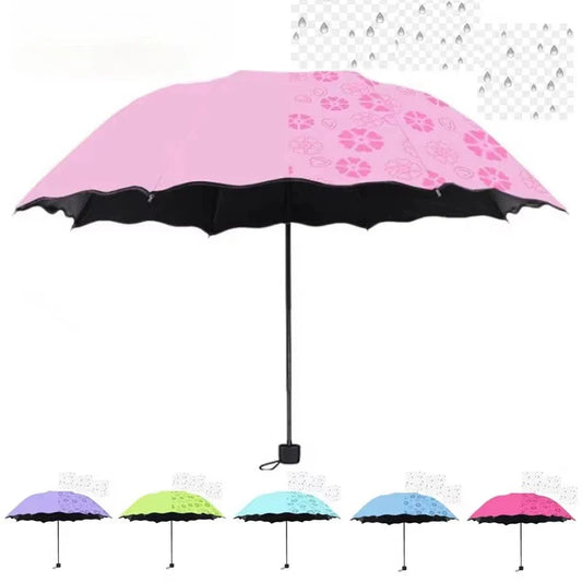 UV Protection Folding Parasol – Sun & Rain Dual-Use Umbrella Folding Parasol Umbrella Oasis Select