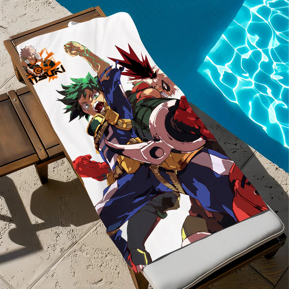 Katsuki Bakugo Anime Beach Towel – Quick Dry & Soft Anime Beach Towel Peaceful Pleasures Health and Wellness z5 STJ80x160CM