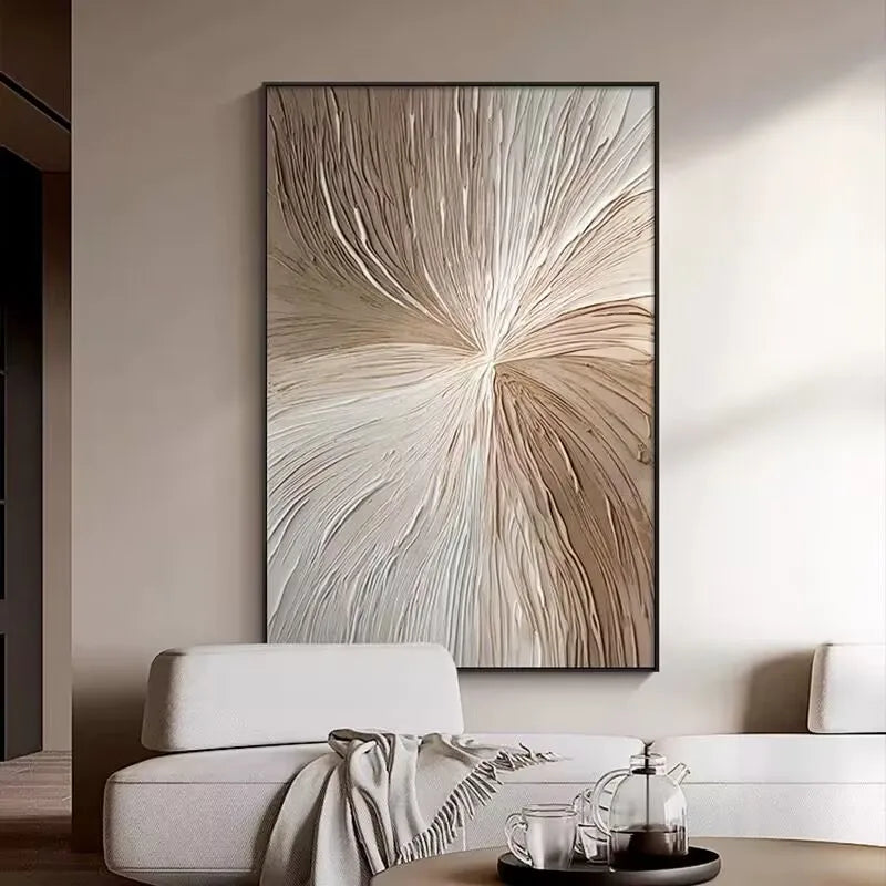 Unique Gift Abstract Line Picture For Home Wall Decor Handmade Oil Painting On Canvas For Living Room Bedroom Haning Poster Peaceful Pleasures Health and Wellness