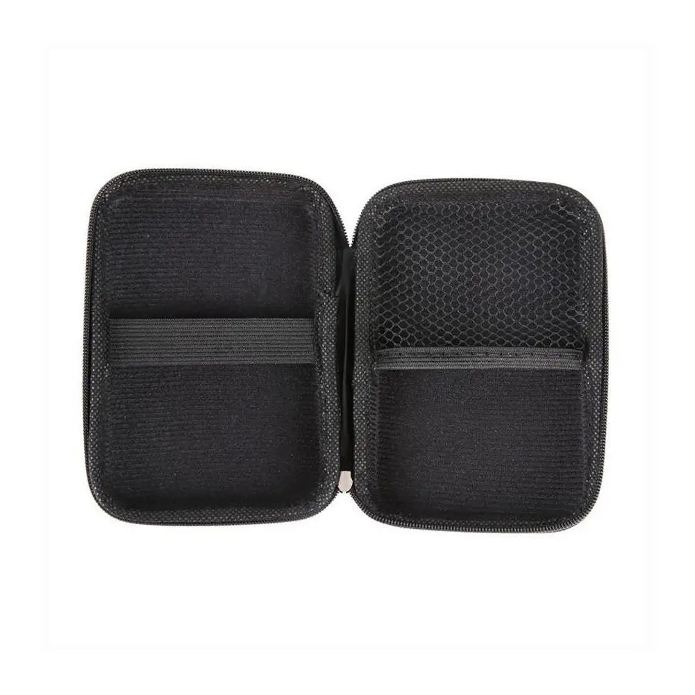 2.5 Hard Disk Case Portable HDD Protection Bag for External 2.5 inch Hard Drive/Earphone/U Disk Hard Disk Drive Case Black Peaceful Pleasures Health and Wellness
