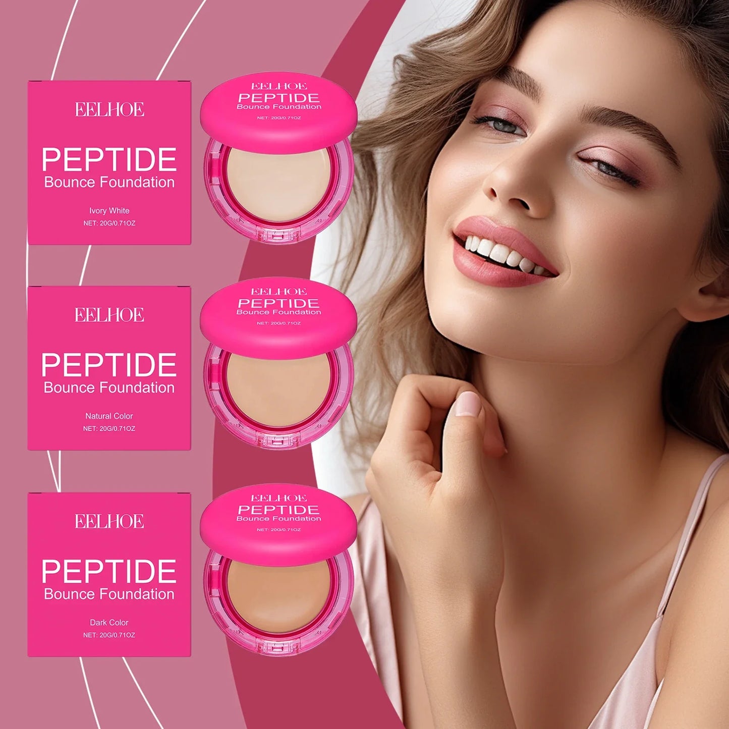 EELHOE Full Coverage Concealer Foundation – Waterproof Oil Control