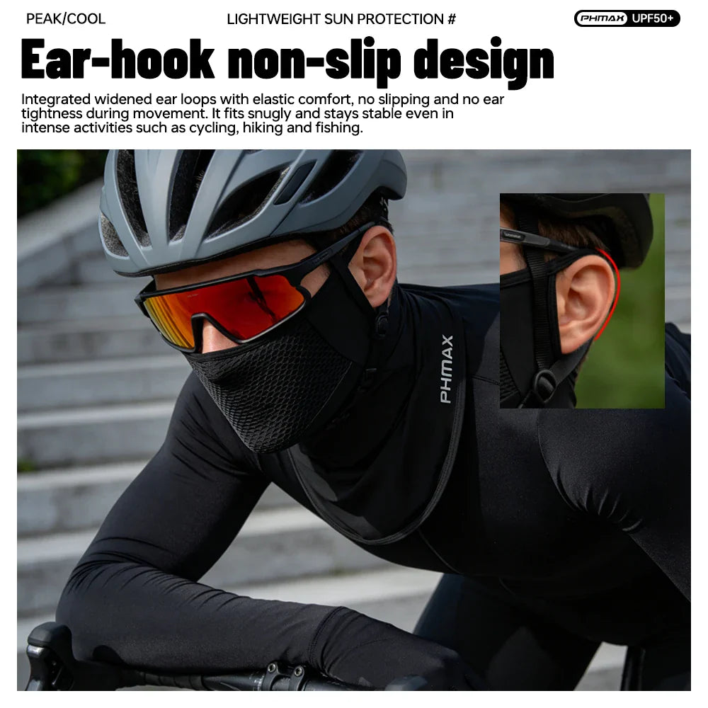 PHMAX Ice Silk Cycling Mask – UV Protection & Quick Dry