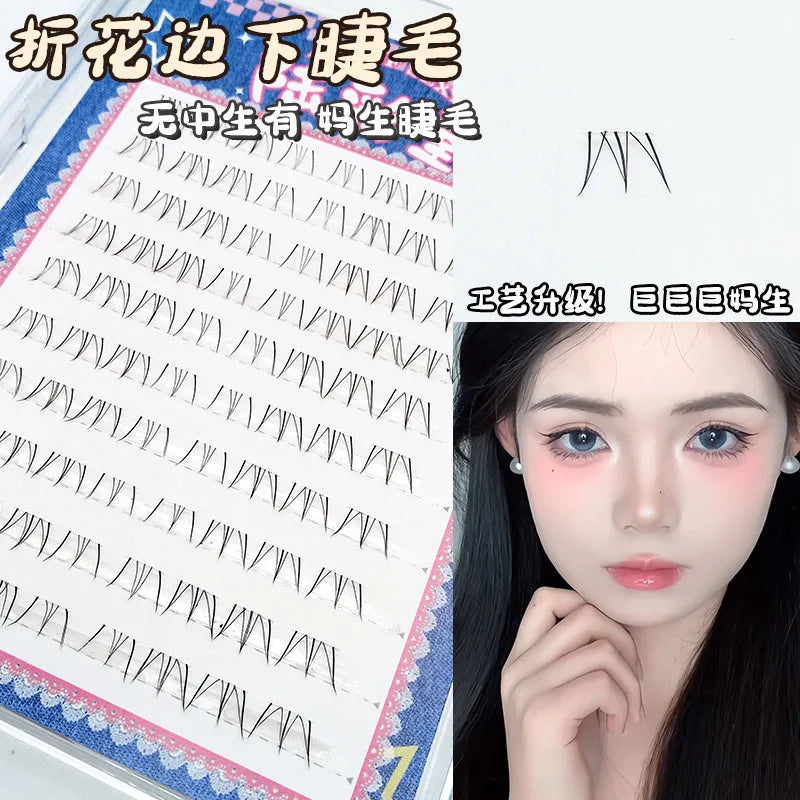 6-7mm Air Lower Eyelashes Fairy Fake Lashes Segmented Natural Under Lashes Manga Bottom Lashes Makeup Eyelash Makeup Tool Peaceful Pleasures Health and Wellness style 6