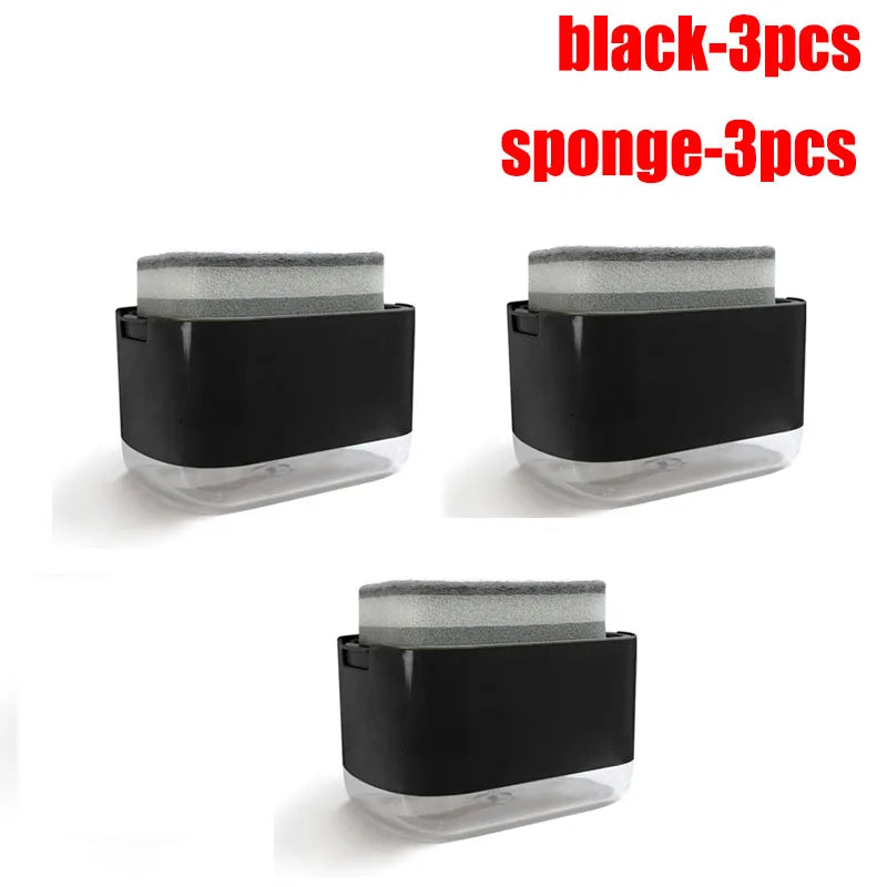 2-in-1 Dish Soap Dispenser & Sponge Holder – 300ml