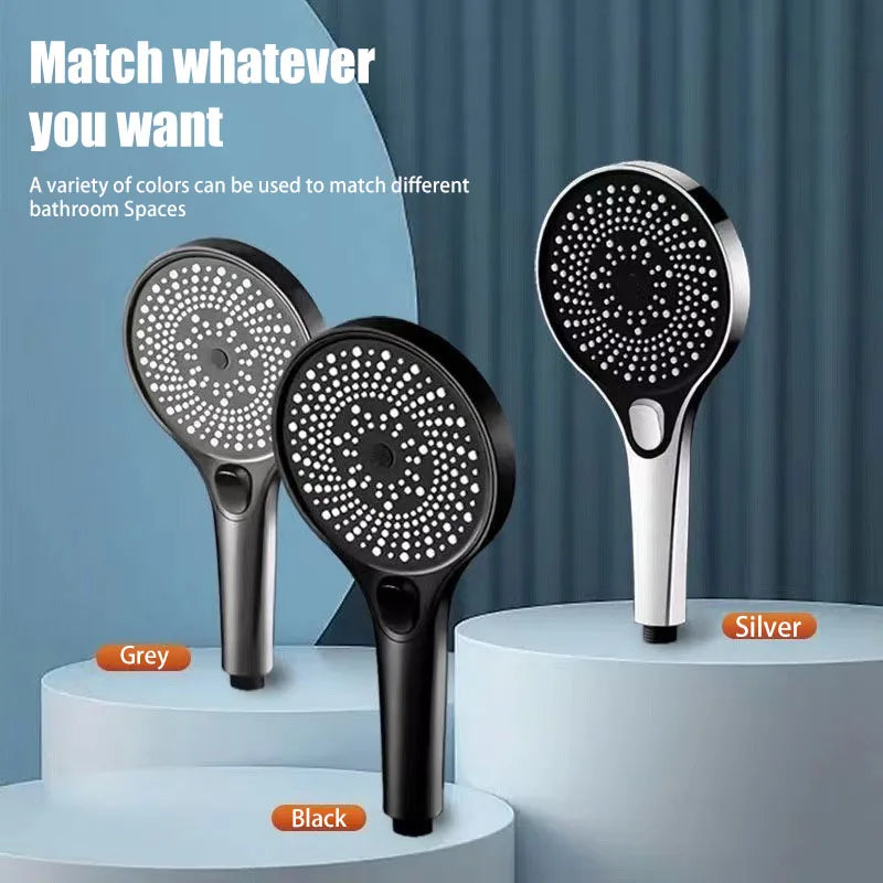 3-Mode High Pressure Handheld Shower Head | Easy Install