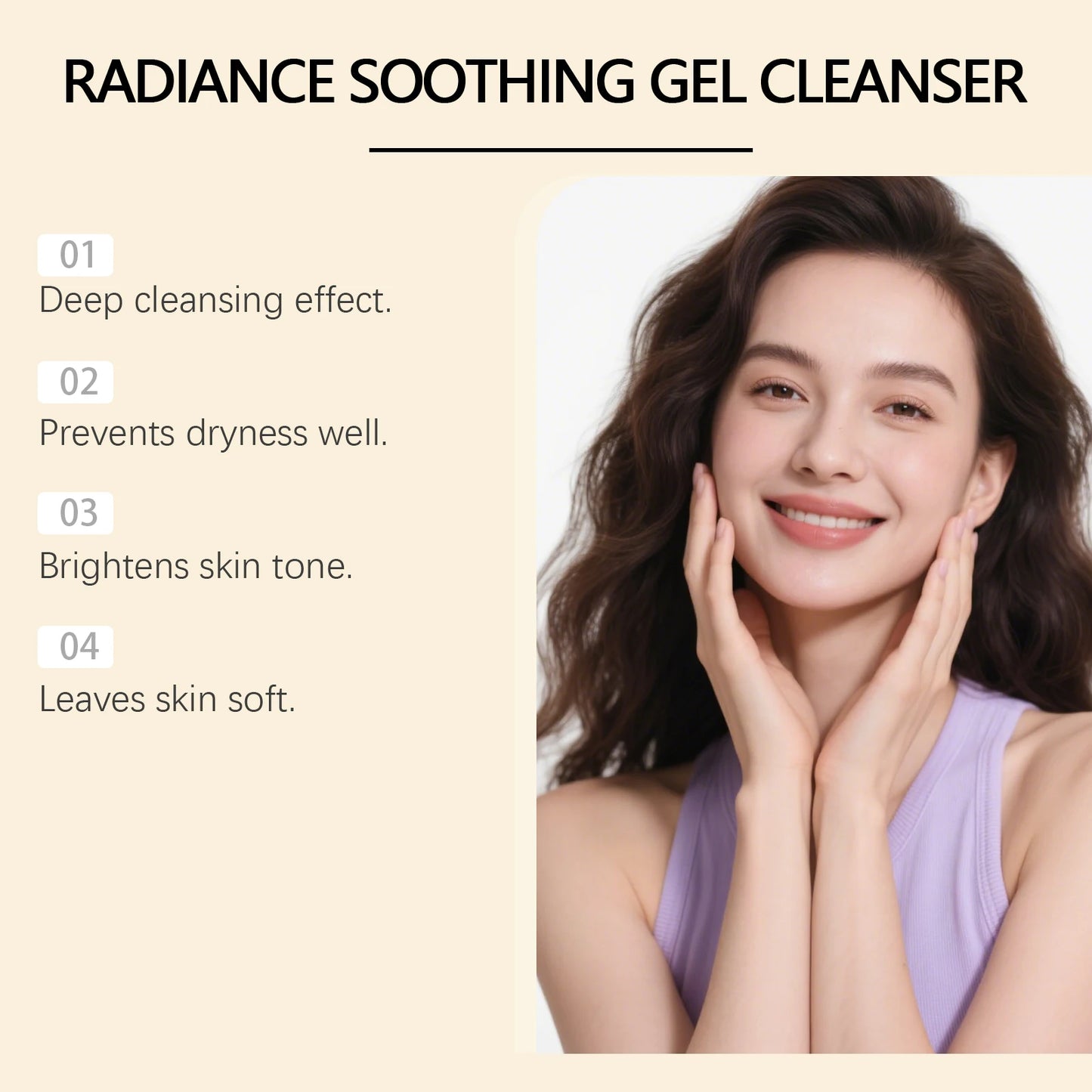 Radiance Soothing Gel Cleanser – Brightening Face Wash 100g
