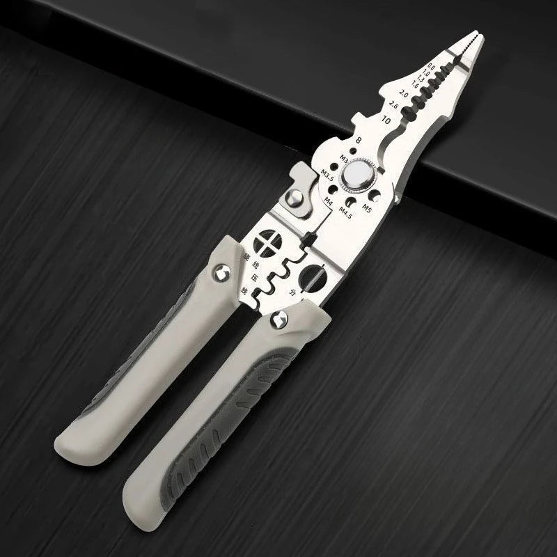 Specialized Electrical Wire Stripping Pliers for Stripping Stripping Pressing Winding and Cutting Wires Peaceful Pleasures Health and Wellness 1pcs