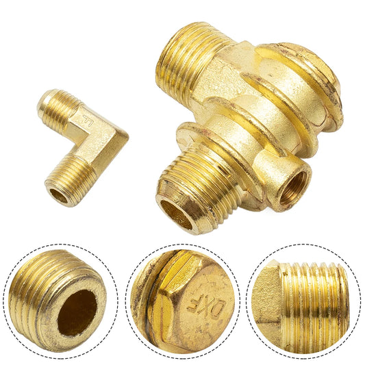 Boost Air Compressor Performance This Sturdy Brass Male Threaded Peaceful Pleasures Health and Wellness Default Title