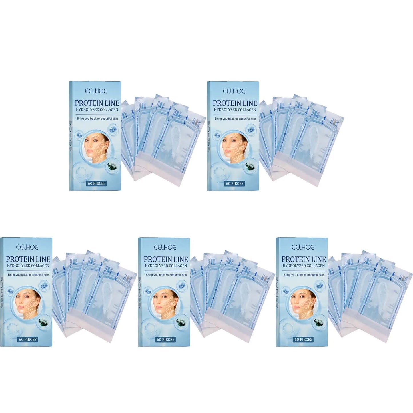 60Pcs Collagen Protein Thread Serum – Firming & Anti-Aging Peaceful Pleasures Health and Wellness 300Pcs