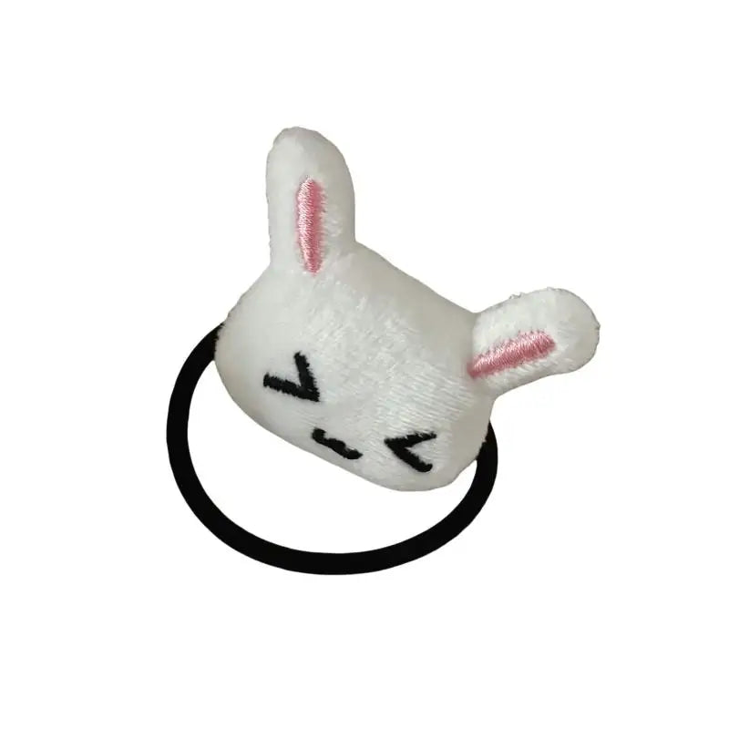 Plush Bunny Rabbit Hair Tie – Cute Hairband & Ponytail Holder