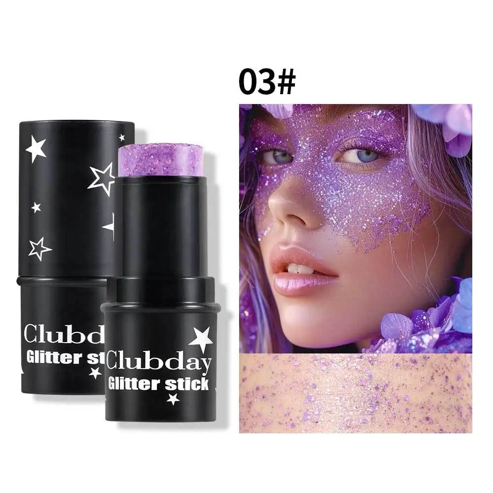 Glitter Eyeshadow Stick – Multichrome Cream Shimmer Sparkle