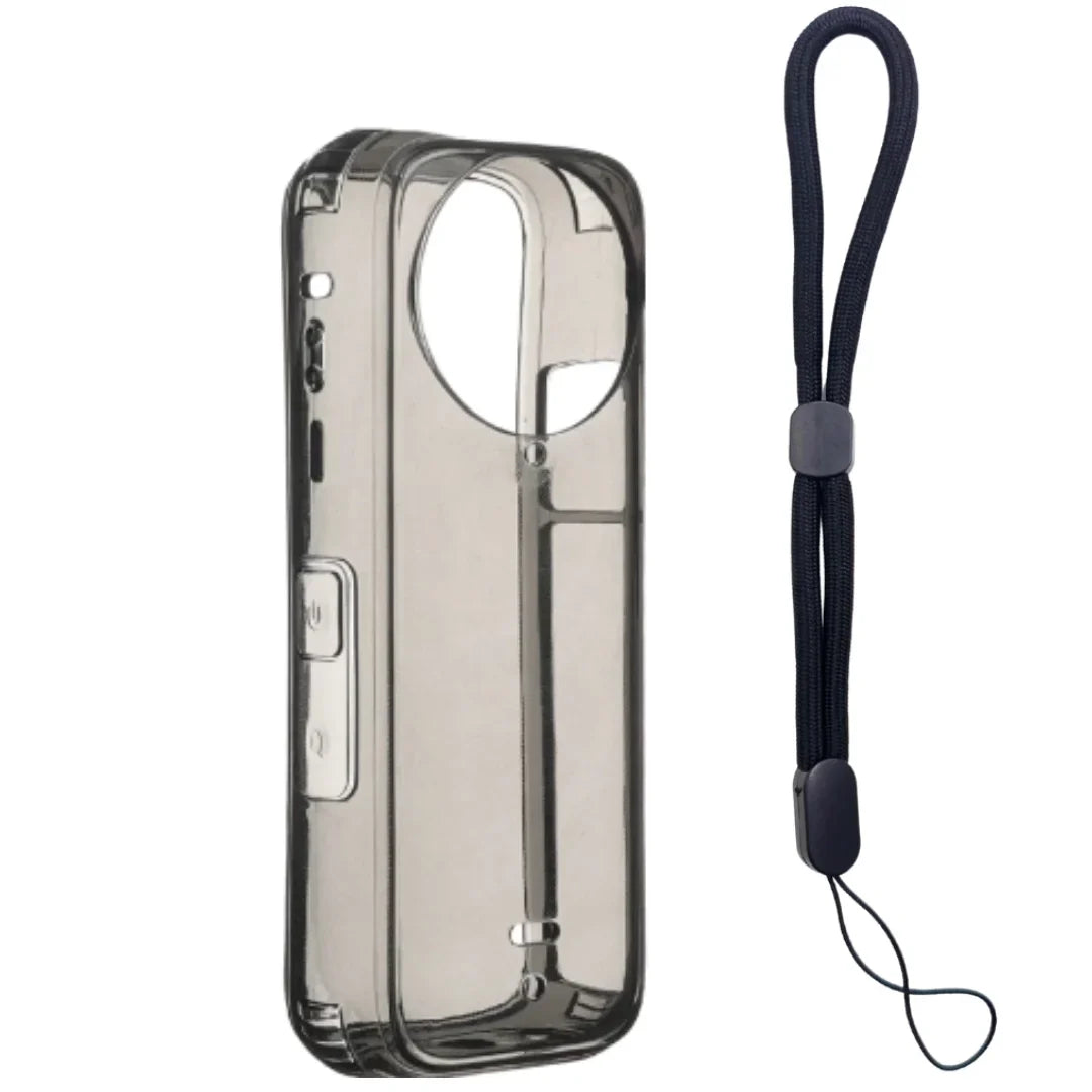 Insta360 X5/X4/X3 Transparent TPU Protective Case & Lens Cover