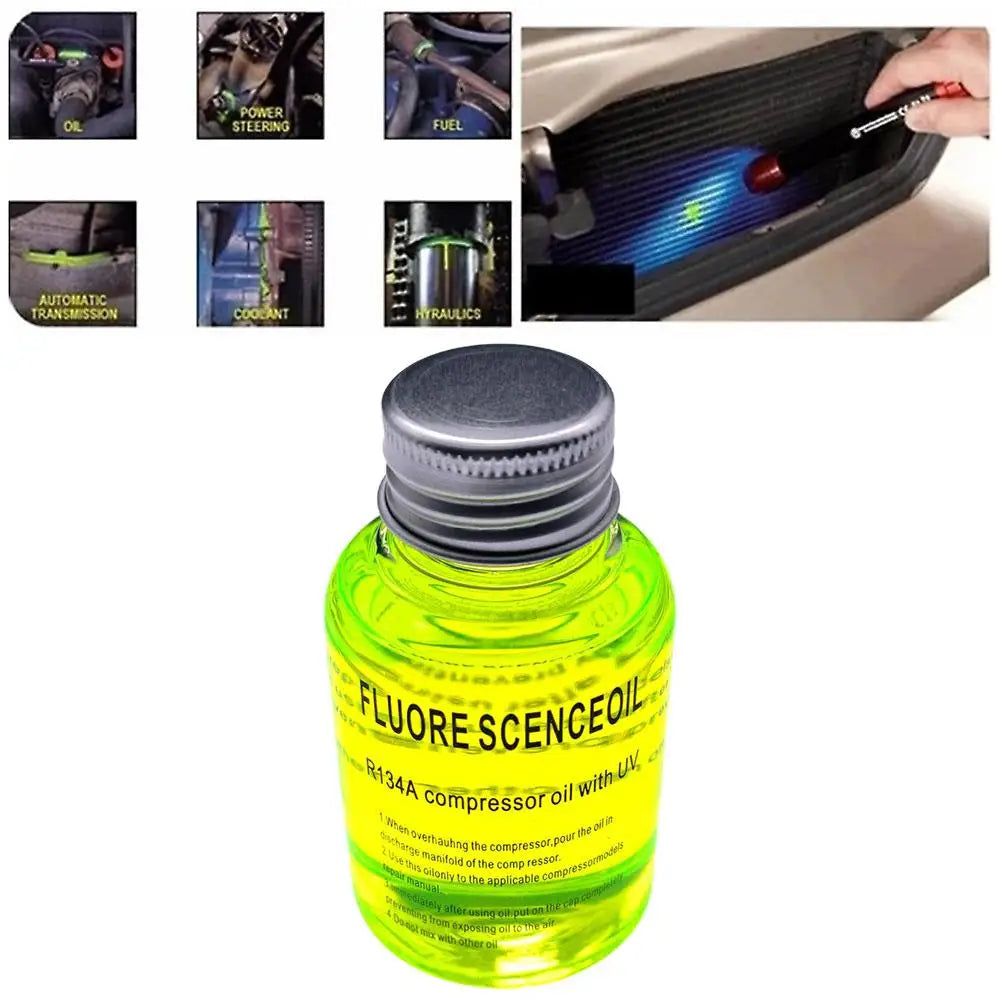 60ml UV Fluorescent Dye – Car A/C Leak Detection Tracer Tool