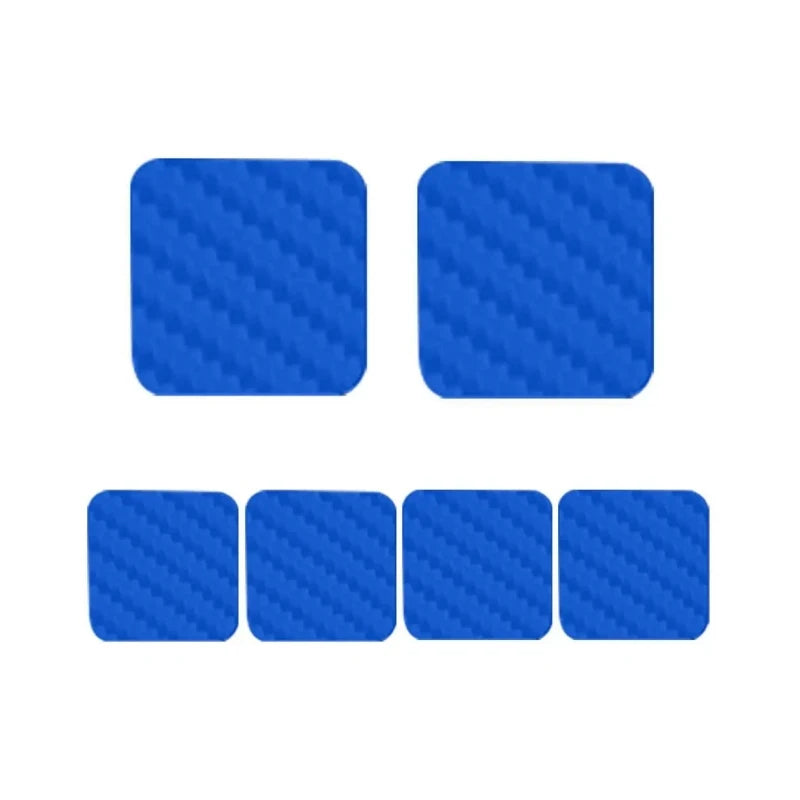 1 Set For Steam Deck Host Button Touchpad Stickers Red Blue Pink Black White Gold Wear-resistant Anti-scratch Protection Sticker Peaceful Pleasures Health and Wellness Blue