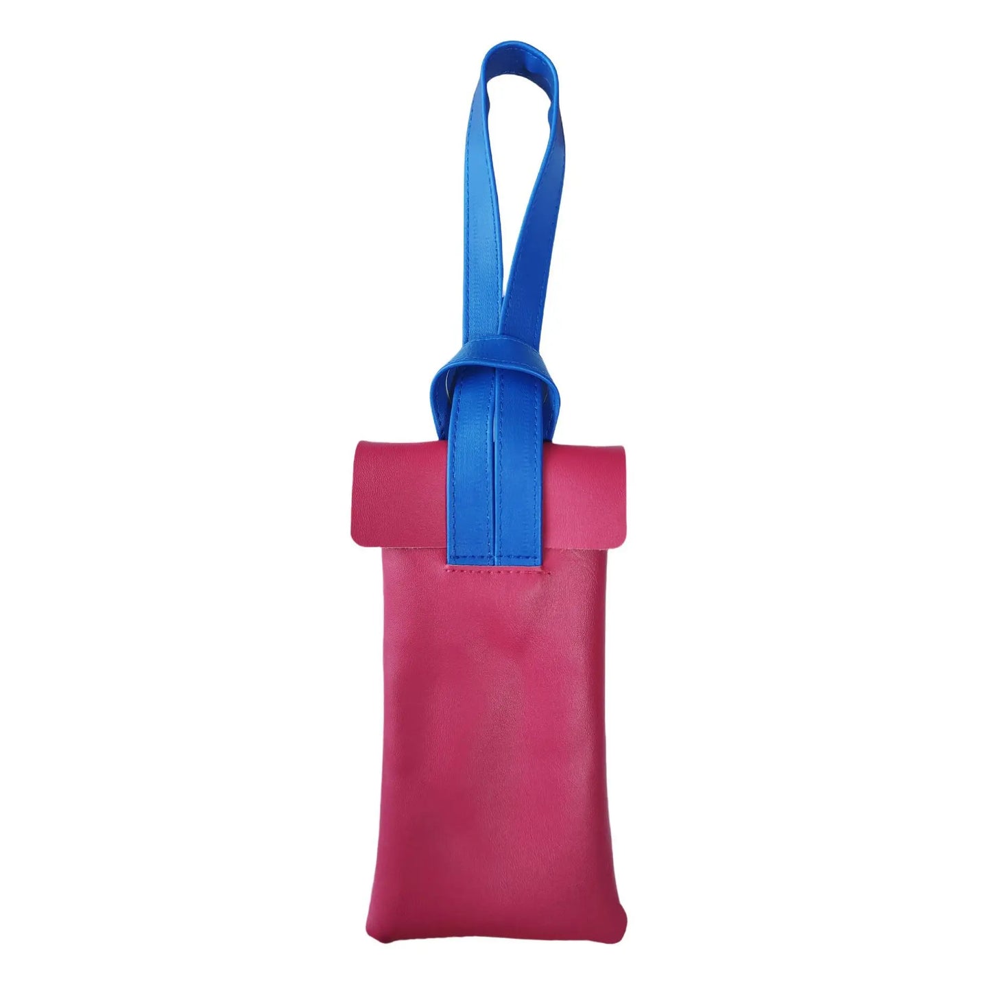 Genuine Leather Dustproof Eyewear Pouch | Contrast Color