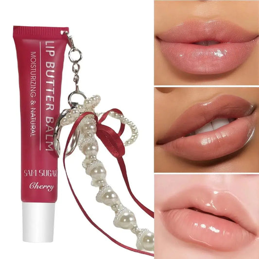 SAM SUGAR Pearl Chain Lip Butter Balm Mirror Gloss | 5 Shades Mirror Lip Gloss Oasis Select