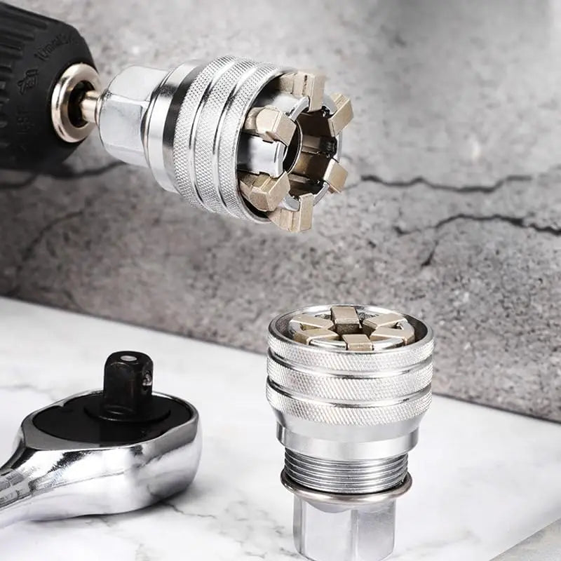 1 Adjustable Socket Wrench 3 8 Drive Multi-function Hex Adapter