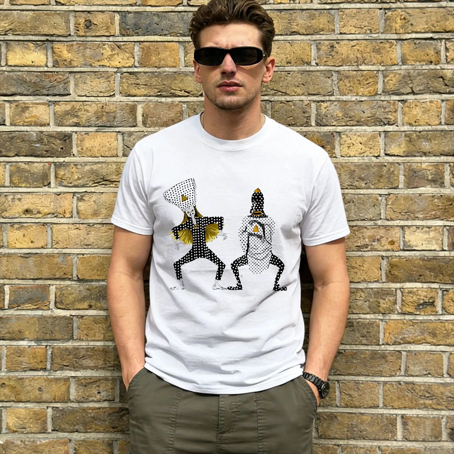 Men's T-Shirt Angine De Poitrine Band Fashion Cotton Tees Short Sleeve T Shirts O Neck Clothing Printed Peaceful Pleasures Health and Wellness