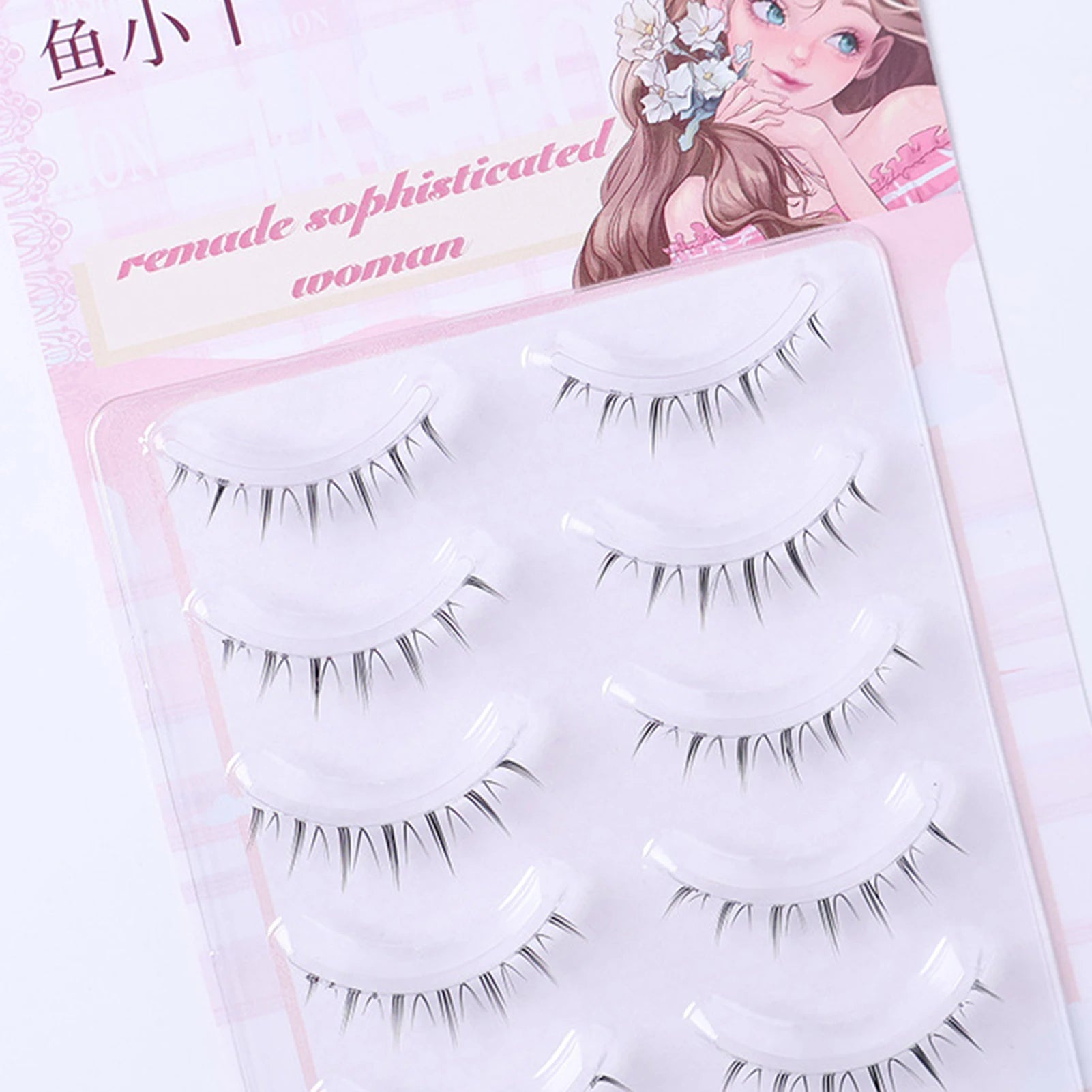 Natural Looking Bottom Fake Lashes Extension 5 Pairs 4-6mm Enlarges Eyes Curled Wispy Dense Lower False Eyelash For Daily Makeup Peaceful Pleasures Health and Wellness