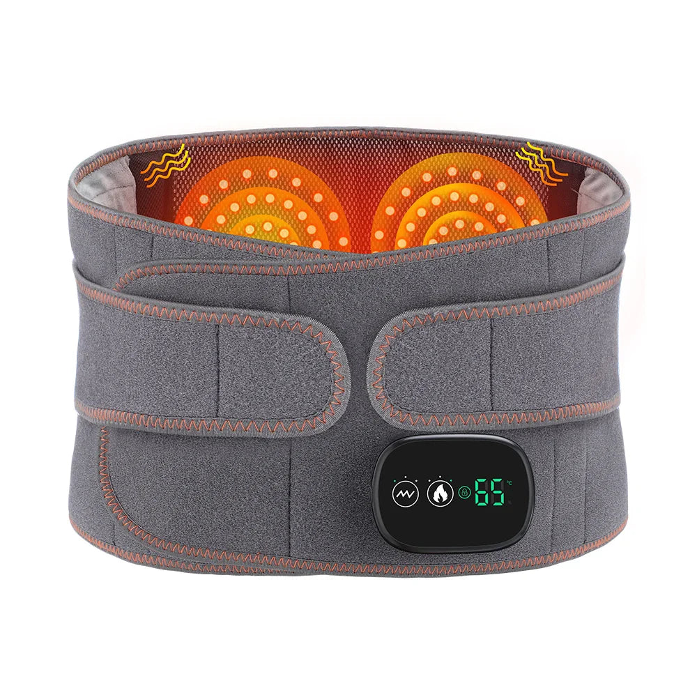 Hailicare Electric Waist Massager Belt | Heat, Vibration & Red Light