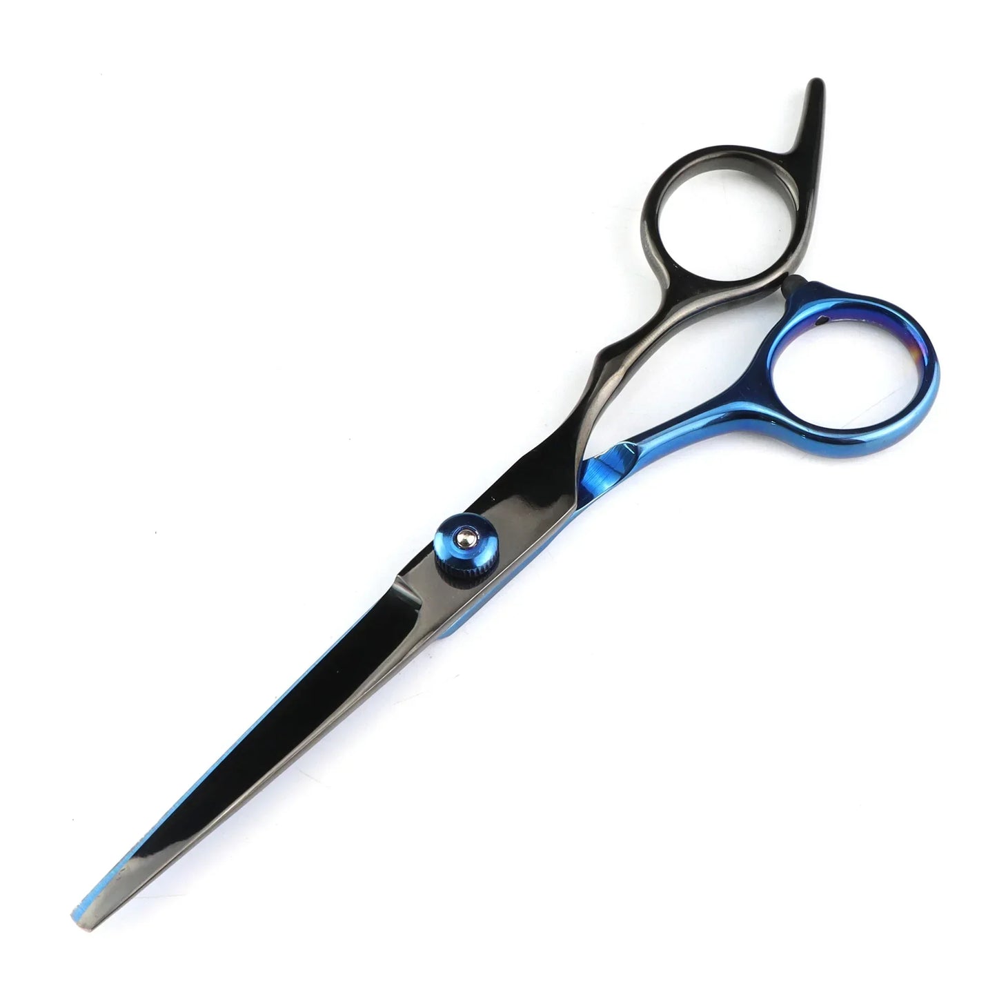 Professional 6 inch Hair Scissors Thinning Barber Cutting Hair Shears Scissor Tools Hairdressing Scissors Peaceful Pleasures Health and Wellness black blue cutting